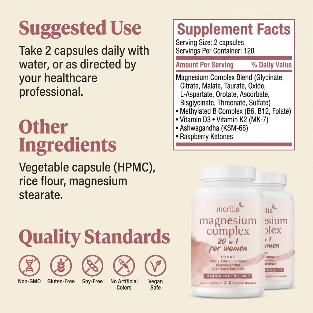 Magnesium Complex 20-in-1 Supplement