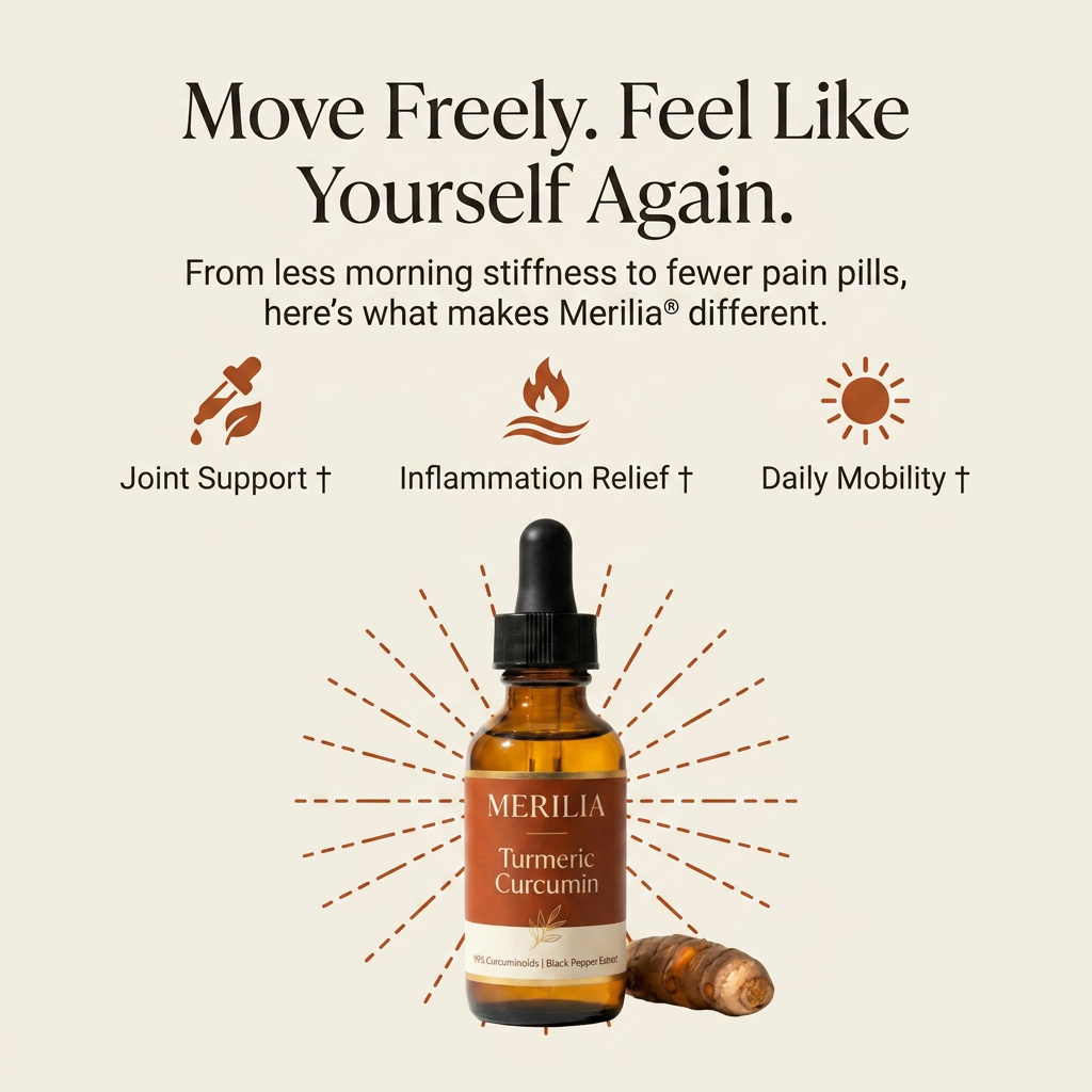 Merilia® Turmeric Curcumin & Milk Thistle Liquid Drops